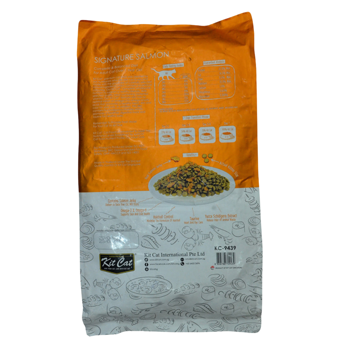 Kit Cat Signature Salmon Dry Cat Food 5kg