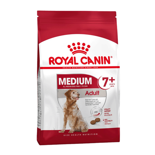 Royal Canin Size Health Nutrition Adult Medium 7+ Dry Dog Food 4kg