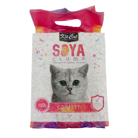 Kit Cat Soya Clump Confetti Cat Litter 7L
