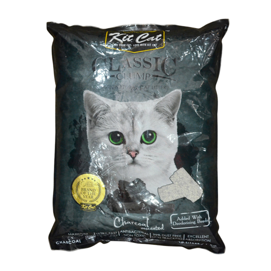 Kit Cat Classic Clump Charcoal Cat Litter 10L