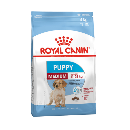 Royal Canin Size Health Nutrition Puppy Medium Dry Dog Food 4kg