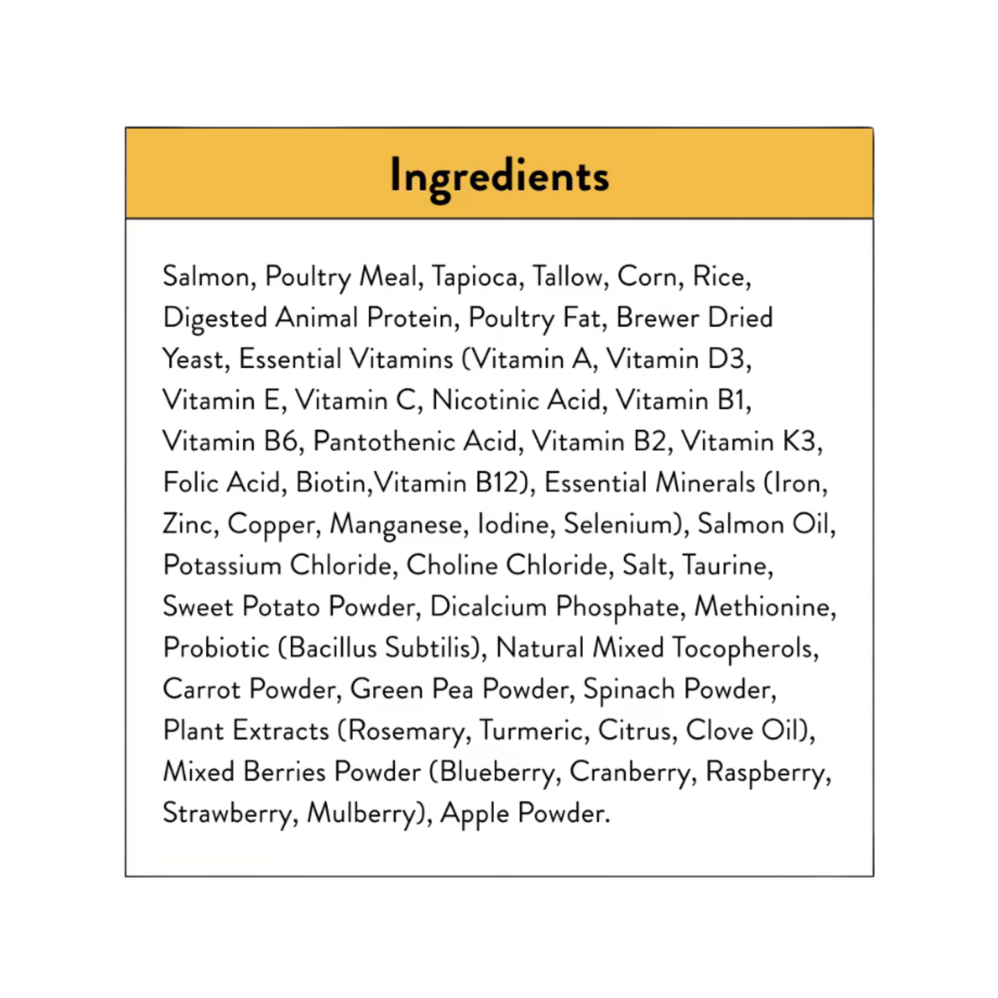 NOOD Cat Dry Food Sustainably-Sourced Salmon Recipe 3kg