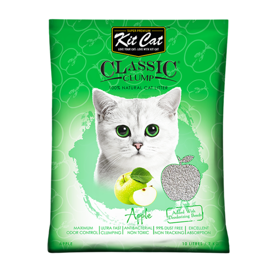 Kit Cat Classic Clump Apple Cat Litter 10L