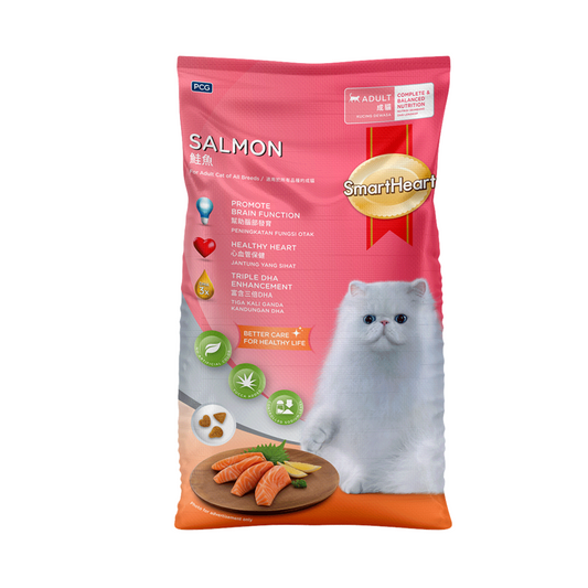 SmartHeart Adult Salmon Dry Cat Food 7kg