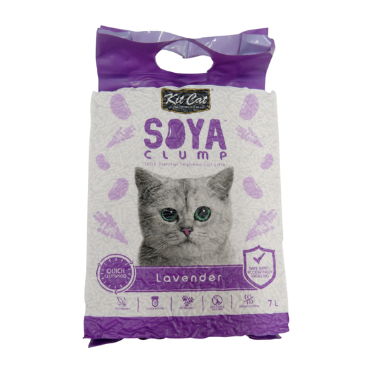 Kit Cat Soya Clump Lavender Cat Litter 7L