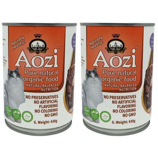 Aozi Beef Wet Cat Food 430g (2 cans)