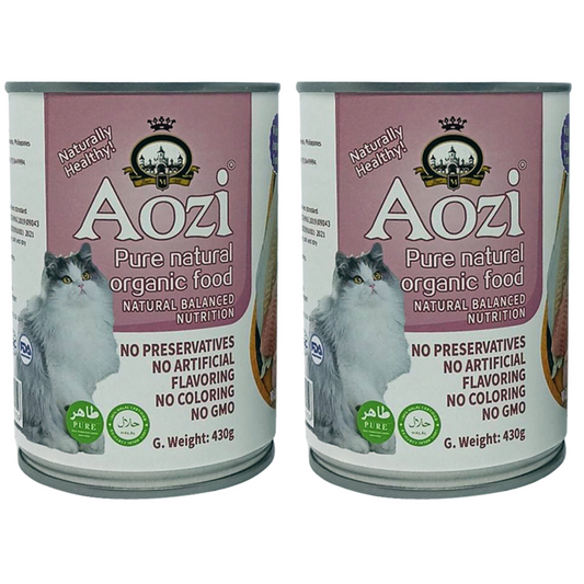 Aozi Oceanfish Wet Cat Food 430g (2 cans)
