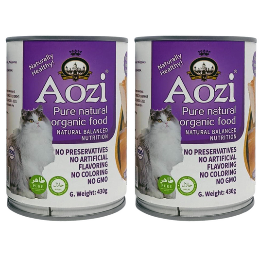 Aozi Salmon Wet Cat Food 430g (2 cans)