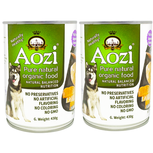 Aozi Salmon Wet Dog Food 430g (2 cans)
