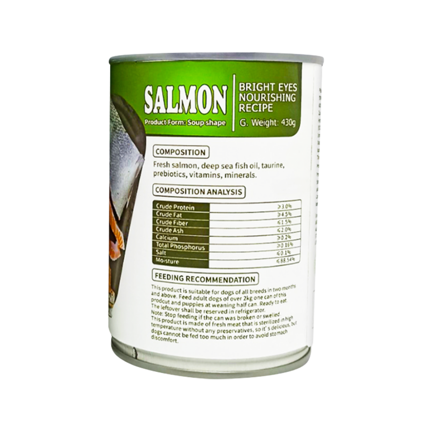 Aozi Salmon Wet Dog Food 430g (2 cans)