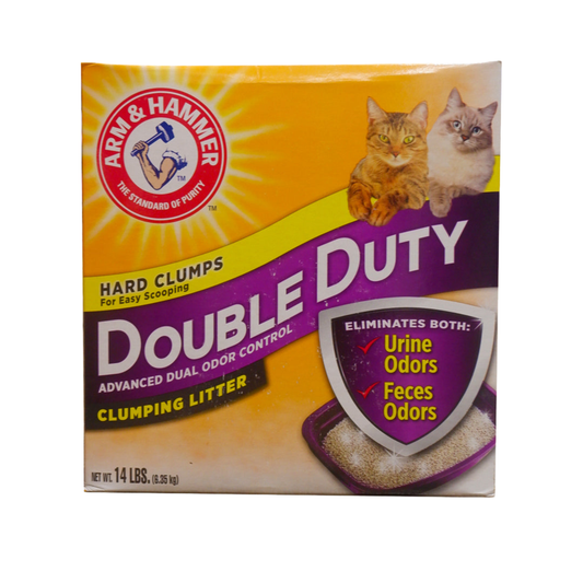 Arm and Hammer Double Duty Clumping Cat Litter 14lbs